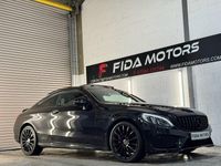 Used Mercedes C220 AMG line 170 HP (125 kW) 2018 Black Coupe