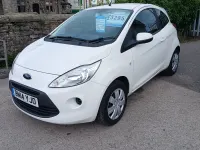 Used Ford Ka 69 HP (50 kW) 2014 White Hatchback