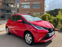 Used Toyota Aygo X-play 69 HP (50 kW) 2015 Red Hatchback