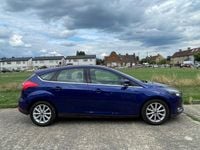Used Ford Focus Titanium 2017 Blue Hatchback