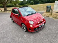 Used Abarth 500C 135 HP (99 kW) 2014 Red Cabriolet