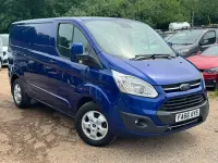 Used Ford Transit Custom Limited 130 HP (95 kW) 2017 Blue Van