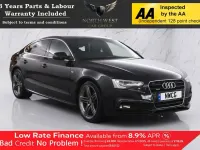 Used Audi A5 Sportback S-Line 225 HP (165 kW) 2013 Black Hatchback