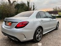 Used Mercedes C200 AMG Line Premium 198 HP (145 kW) 2019 Silver Sedan