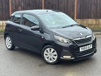 Used Peugeot 108 Active 68 HP (50 kW) 2015 Black Hatchback