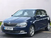 Used Skoda Fabia SE L 95 HP (69 kW) 2018 Blue Hatchback