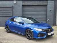 Begagnad Honda Civic Sport Plus 182 HK (133 kW) 2019 Blå Halvkombi