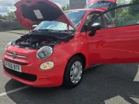 Käytetty Fiat 500 Pop 69 HP (50 kW) 2016 Vaaleanpunainen Viistoperä