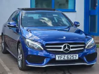 Used Mercedes C300 AMG Line Premium 2015 Blue Sedan