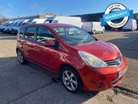 Used Nissan Note N-TEC 90 HP (66 kW) 2009 Red Hatchback