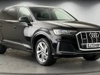 Used Audi Q7 Black Edition 286 HP (210 kW) 2023 Mythos black metallic/mythos black metallic SUV