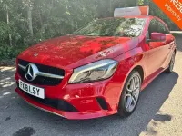 Used Mercedes A180 Sport Edition 122 HP (89 kW) 2018 Red Hatchback
