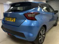Used Nissan Micra Acenta 71 HP (52 kW) 2018 Blue Hatchback