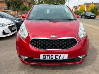 Used Kia Venga 123 HP (90 kW) 2016 Red Hatchback