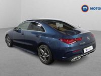 Used Mercedes CLA180 AMG line 136 HP (100 kW) 2022 Blue Sedan