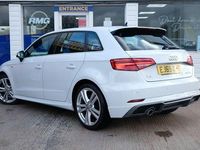 Used Audi A3 Sportback S-Line 114 HP (83 kW) 2019 White Hatchback