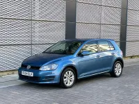 Used VW Golf VII SE 105 HP (77 kW) 2014 Blue Hatchback