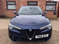 Used Alfa Romeo Stelvio Edizione Speciale 210 HP (154 kW) 2018 Blue SUV
