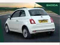 Used Fiat 500 Lounge 69 HP (50 kW) 2017 White Hatchback
