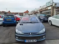 Used Peugeot 206 CC Allure 107 HP (78 kW) 2005 Grey Cabriolet