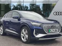 Used Audi Q4 e-tron S-Line 210 kW (286 HP) 2024 Blue SUV