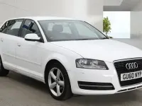 Used Audi A3 102 HP (75 kW) 2010 White Hatchback