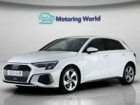 Used Audi A3 e-tron S-Line 2023 White Hatchback