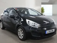 Used Kia Rio Air 75 HP (55 kW) 2015 Black Hatchback