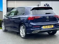 Used VW Golf VIII GTE 245 HP (180 kW) 2021 Blue Hatchback