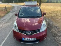 Used Nissan Note N-TEC 110 HP (80 kW) 2012 Red Hatchback