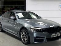Used BMW 520 M Sport 187 HP (137 kW) 2018 Blue Sedan