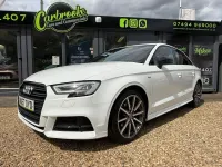 Używany Audi A3 Black Edition 116 KM (85 kW) 2017 Biały Sedan/Limuzyna