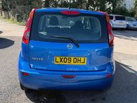 Used Nissan Note Acenta 88 HP (64 kW) 2009 Blue Hatchback