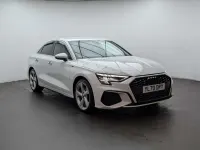 Używany Audi A3 S-Line 150 KM (110 kW) 2021 Biały Sedan/Limuzyna
