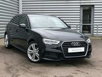 Used Audi A3 S-Line 148 HP (108 kW) 2019 Black Hatchback