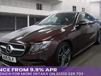 Used Mercedes E220 AMG line 194 HP (142 kW) 2019 Red Coupe