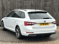 Used Skoda Superb SportLine 150 HP (110 kW) 2018 White Estate