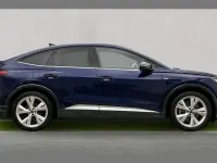 Used Audi Q4 e-tron S-Line 150 kW (204 HP) 2023 Blue SUV