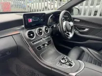 Used Mercedes C220 AMG line 194 HP (142 kW) 2019 Black Estate