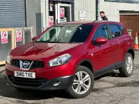 Used Nissan Qashqai Acenta 106 HP (77 kW) 2010 Red SUV