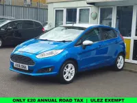 Used Ford Fiesta Zetec 2016 Blue Hatchback