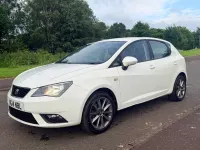 Used Seat Ibiza I-Tech 105 HP (77 kW) 2014 White Hatchback