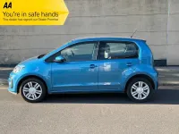 Used VW up! high up! 90 HP (66 kW) 2019 Blue Hatchback