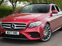 Used Mercedes E350 AMG Line Premium Plus 258 HP (189 kW) 2017 Red Sedan
