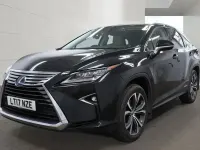 Used Lexus RX450h Luxury Line 2017 Black SUV