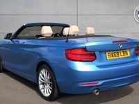 Usado BMW 218 Comfort Edition 150 HP (110 kW) 2019 Azul Cabrios