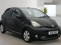 Used Toyota Aygo 68 HP (50 kW) 2012 Black Hatchback