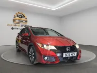 Begagnad Honda Civic SE Plus 100 HK (73 kW) 2016 Röd Halvkombi