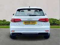 Used Audi A3 S-Line 150 HP (110 kW) 2018 White Sedan