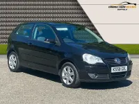 Used VW Polo Match 60 HP (44 kW) 2008 Black Hatchback
